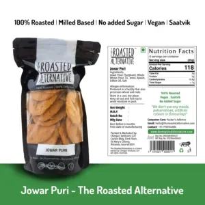 Roasted Jowar Puri