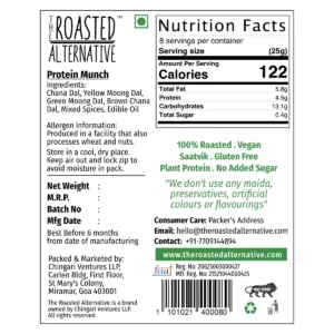 Roasted Protein Munch Nutrition Facts
