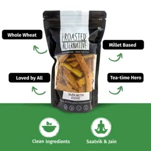 Roasted Whole Wheat & Bajra Methi Sticks