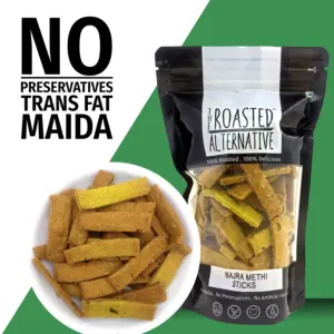 Roasted Whole Wheat & Bajra Methi Sticks