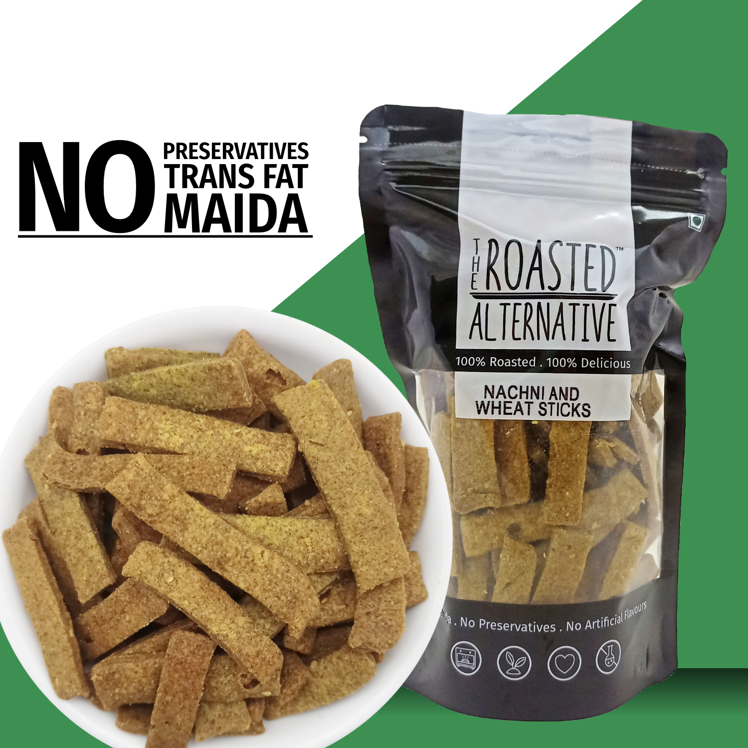 Roasted Nachni & Wheat Sticks