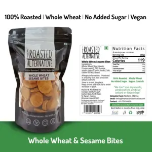 Roasted Whole Wheat With Sesame Bites