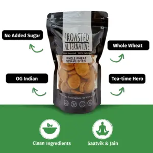 Roasted Whole Wheat With Sesame Bites